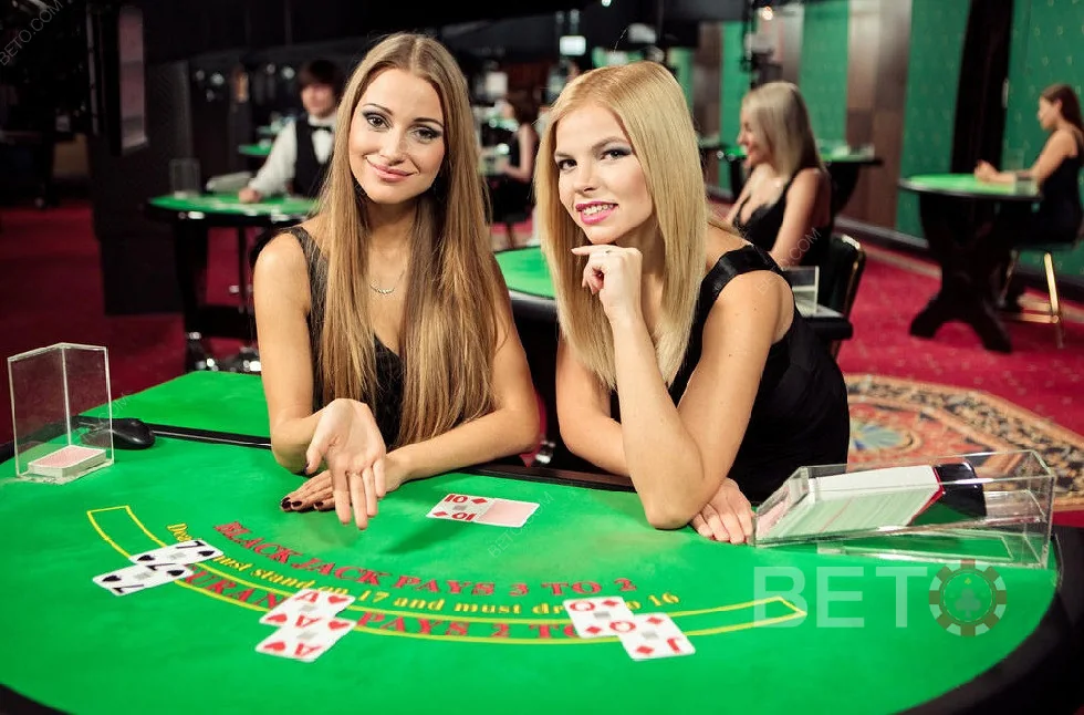 Tampilan meja kasino live dengan dealer di ZK8
